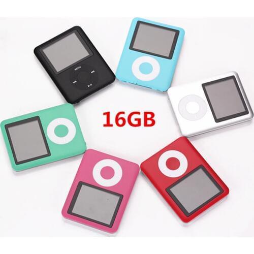 SMILYOU 4GB / 8GB Mini MP3 MP4 Music Player 1.8 inch Screen FM Radio Video Player Popular Slim Portable Player with Earphone