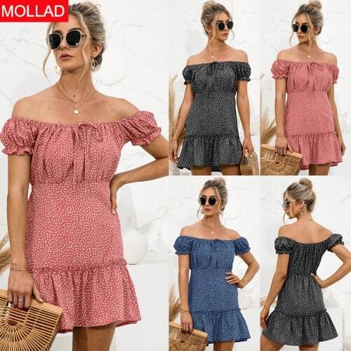 MOLLAD Summer Polka Dot Dresses