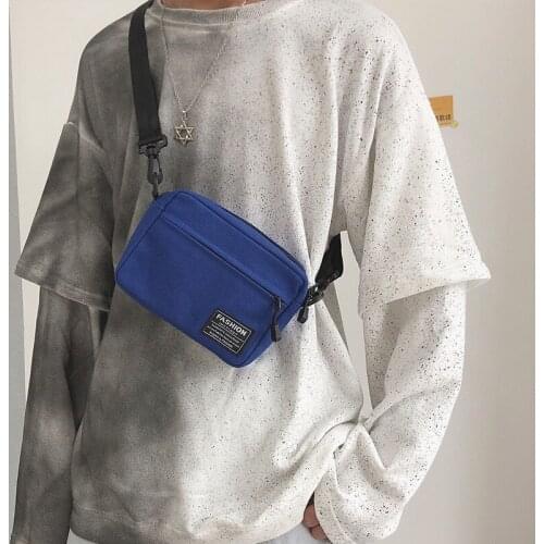 Mens waterproof small chest bag travel sports shoulder bag messenger bag gift bag 1 order