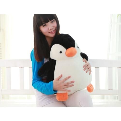 Stuffed animal 48cm cute penguin plush toy soft doll birthday gift w2653