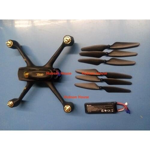 Single White/Black Plane)Newest Hubsan X4 FPV H501S Quadcopter drone 1080P camera GPS