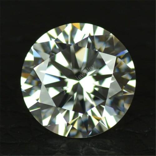 Wholesale 0.1ct~12ct 8A True D Color VVS1 Heart Arrow Round Shape Cut White Moissanites Stones For Test Positive GRA Certificate