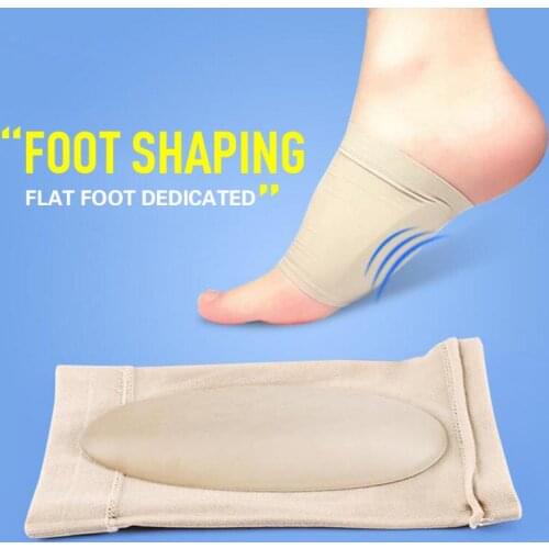 1 Pair Unisex Arch Orthopedic Soft Insole Arch Support Foot Pain Arch Support Brace Plantar Foot Care Fasciitis Strap Flat Wrap