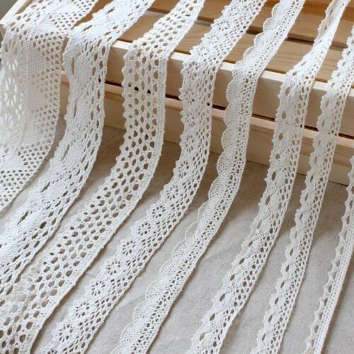 100% cotton trim lace belt decoration ribbon handmade DIY accessories net trimming 20 yards/lot