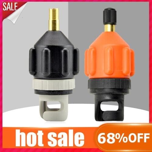 Durable Air Valve Adaptor Wear-Resistant Rowing Boat Air Valve Adaptor Nylon Kayak Inflatable Pump Adapter for SUP Board