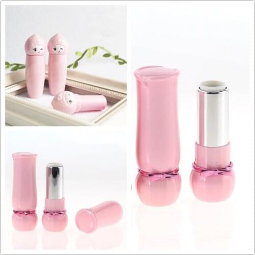 DIY Cute Empty Lipstick Lip Balm Tubes Fashion Pink Korean Makeup Lipgloss Lip Tint Protector Containers 12.1mm Case Tube 200pcs