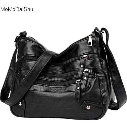 High Quality Womens Soft Leather Shoulder Bags Multi-Layer Classic Crossbody Bag Luxury Designer Handbag and Purse