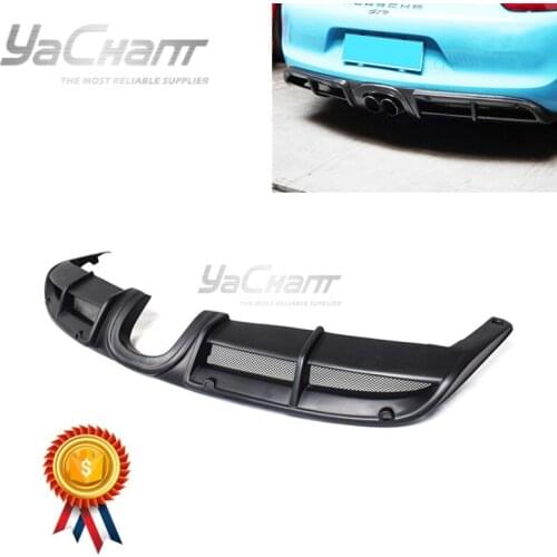Car-Styling Fiber Glass Rear Diffuser Fit For 2014-2016 Cayman 981 GT4 Style Rear Diffuser Lip