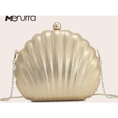 Womens Clutch Bag Evening Clutch Wedding Bridal Fashion Shell Chain Party Bag Wedding Porm