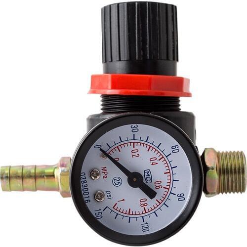 0-1.0Mpa 1/4inch Spray Air Regulator Air Pressure Adjustment Table Tools Gas Source Processor