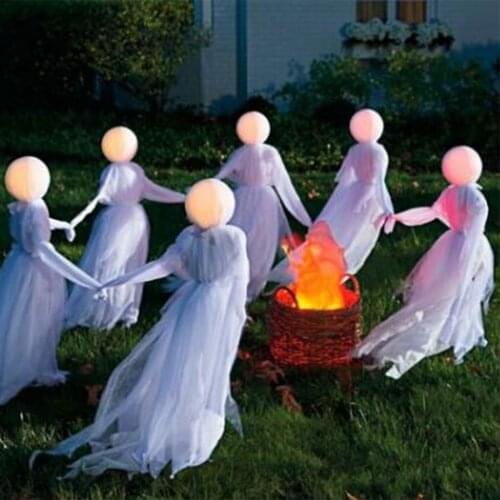 1/2/3PCS Gowing Holding Hands Ghost Witch For Halloween Decoration Festival Party Supplies Garden Outdoor Tricky Decor A40