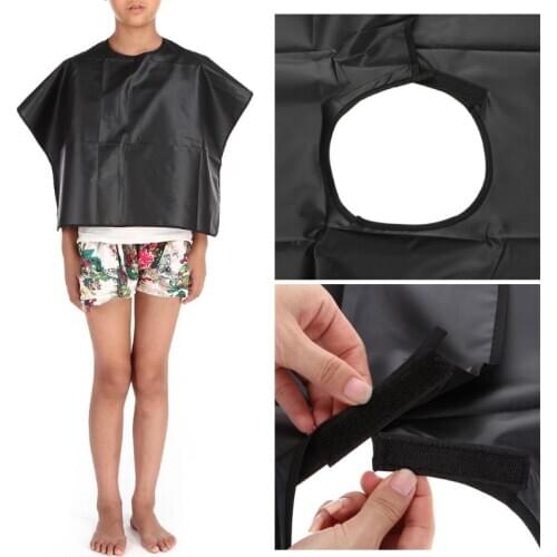 1pc Salon Hairdressing Gown Apron Waterproof Children Adults Hair Cutting Cape Clothes Hair Cutting Tool High Quality