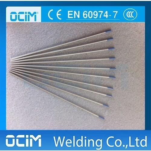 10PCS Blue Tip 2% Lanthanated Tungsten Electrode WL20 3.2*150mm