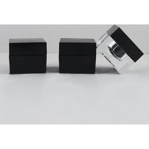 100pcs 5g Acrylic Cosmetic Empty Jars Clear Bottles Eyeshadow Makeup Cream Lip Balm Container Pots