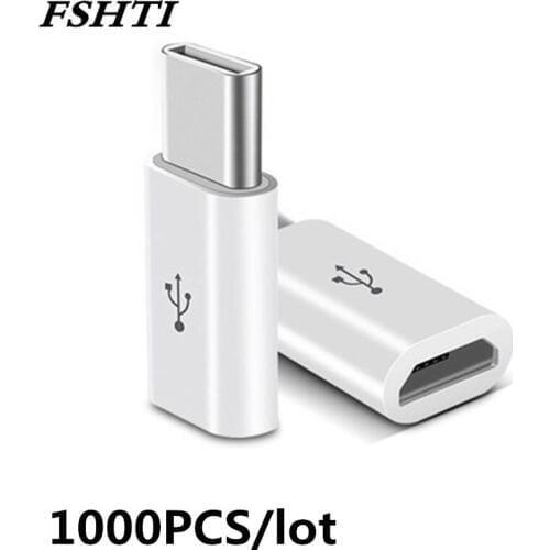 1000pcs/lot USB-C Type-C To Micro USB Data Charging Adapter For Huawei P9 Futural Digital High Quality DHL Free shipping