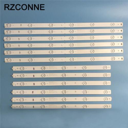 12pcs LED backlight strip 11 lamp for Changhong 50" TV LED50C2000i LED50C2080I LEDL50J2S L50A300M SVJ500A37 LB-C500F15-E1-A-SE2