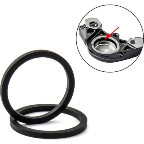 2 PCs Mountain Road Bike Disc Brake Caliper Sealing Ring O-Ring Brake Piston Bicycle PE Wear-Resistant Sealing Ring