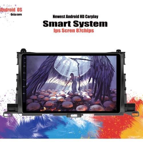 Car Radio Multimedia DVD Player Android 10.0 2din navigation for Toyota Highlander 2015 - 2019 recorder stereo headunit Gps WIFI