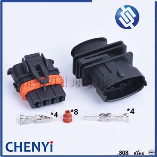 1 Set AMP TYCO TE 368162-1 JPT 4 Pin Auto Sealed waterproof Automotive Connector For MAP Sensor Ora ECU 368162-1