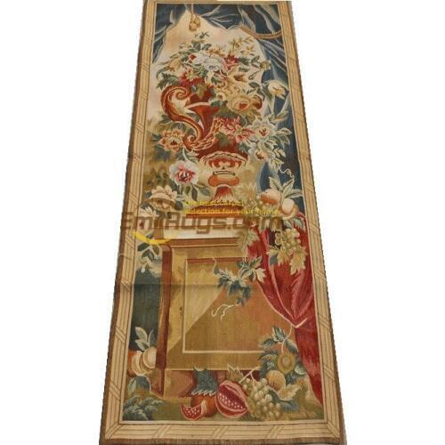 Asian Tapestry Brown Fashionable Circular Household Decoration Mat Embroidered Patchwork Coat