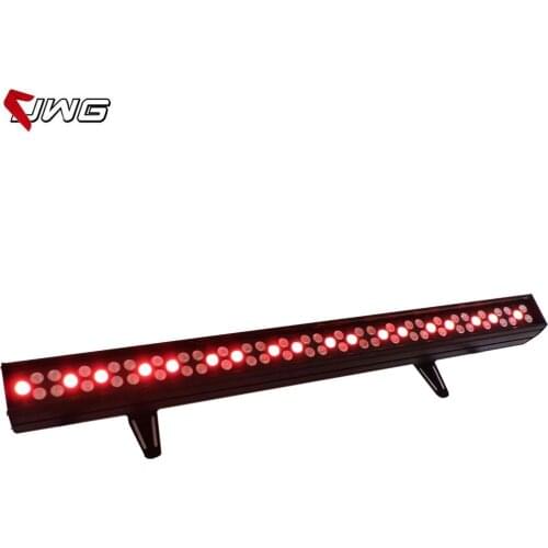 Free Shipping 72x3w RGB LED Line Bar Wash Indoor Lights DMX Led Wall Washer Light For Wedding Party Lights