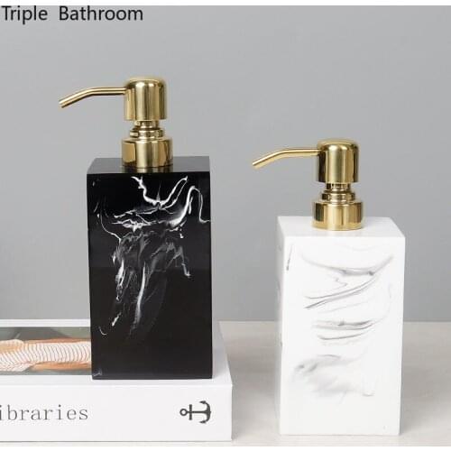 Blistering Lotion Bottle Resin Hand Sanitzer Holder Toilet Shower Gel Shampoo Dispensing Bottle Hotel Bathroom Accessories