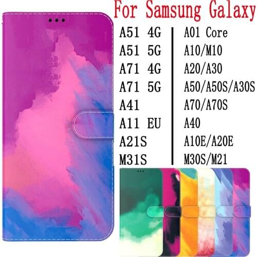 Sunjolly Cover coque For Samsung Galaxy A51 A71 A41 A11 A21S M31S A01 Core A10 M10 A20 A30 A40 A70 A40 A10E M30S M21 A50 Case