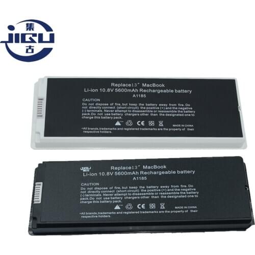 JIGU Black Laptop Battery For Apple MacBook 13" MA254 MA255 MA699 MA700 A1185 MA561 MA561FE/A MA561G/A MA561J/A 10.8V
