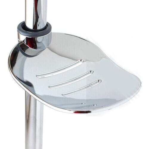 22mm ABS Plastic Shower Rail Soap Dish Box Soap Holder Holder Shower Soap Rod For Bathroom Pallet Accessoriess F1C0