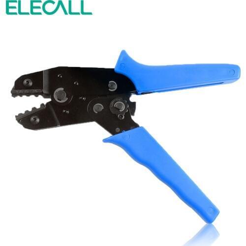 ELECALL SN-48B Mini-type Self-adjustable Uninsulated Crimping Plier, 0.5-1.5mm2 (26-16AWG) Terminals Crimping Tools