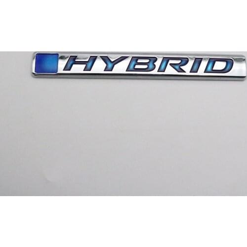 For Toyota Camry Rav4 Reiz Lexus BMW Audi Honda ACCORD HYBRID Emblem Car Styling 3D Sticker Car Refitting Badge Nameplate