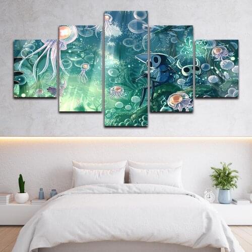 Canvas Paintings on The Wall Art Hollow Knight Posters and Prints Modern Wall Pictures for Living Room No Frame