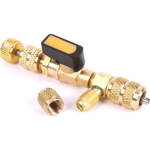 1/4" 5/16" Valve Core Remover Installer / Replace High Low Side Schrader Valve Repair Tools R22 R410A R404A R407C Mayitr