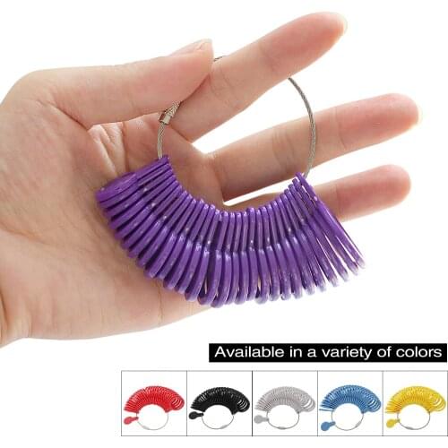 Plastic Ring Size Finder Wholesale Mandrel Stick Finger Gauge Kit for DIY Jewelry Making Ring Sizer Measuring Jewellery Tool Set