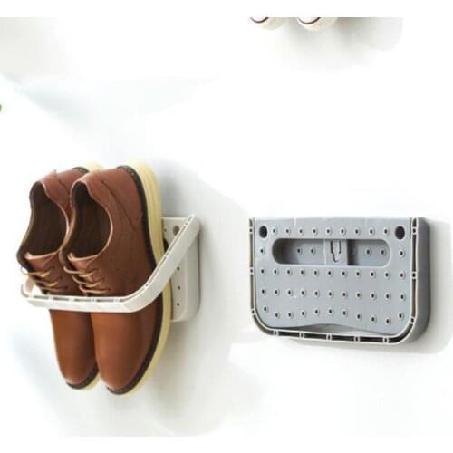 Wall-Mounted Shoe Rack Home Storage Three-Dimensional Wall Slippers Shelf High Heels Sports Shoes Storage Rack Dropshipping