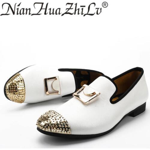 NIANHUAZHILV Mens Loafers
