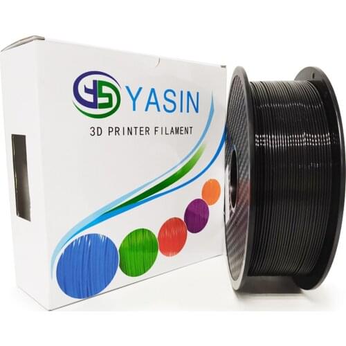 Nisay PLA Filament 1.75mm Black 3D Printer Consumables 1kg Spool (2.2lbs) Fit Most FDM Printer