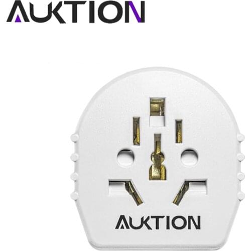 2021 New AUKTION Universal European Adapter 16A 250V AC Travel Charger Wall Power Plug Socket Converter Adapter for Home Office