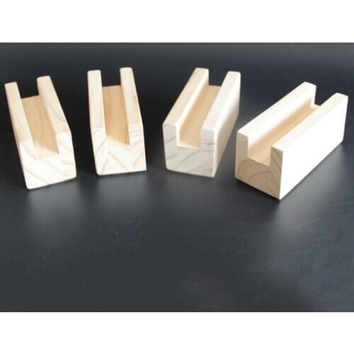 Concave Wood furniture Desk Riser / Bed Lifter / Bed Riser Set Of 4 For Different sizes Leg hardware