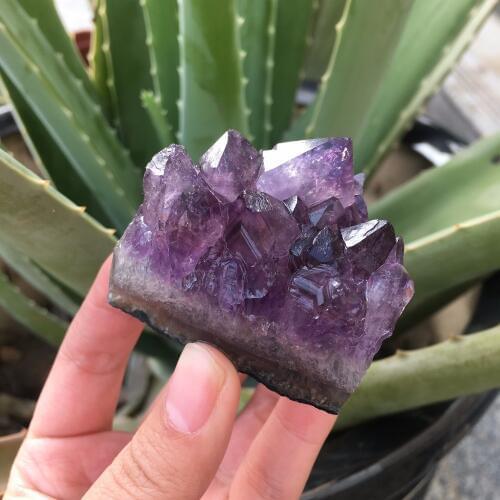 111g Natural Dream Amethyst Quartz Crystal Cluster Specimen Healing
