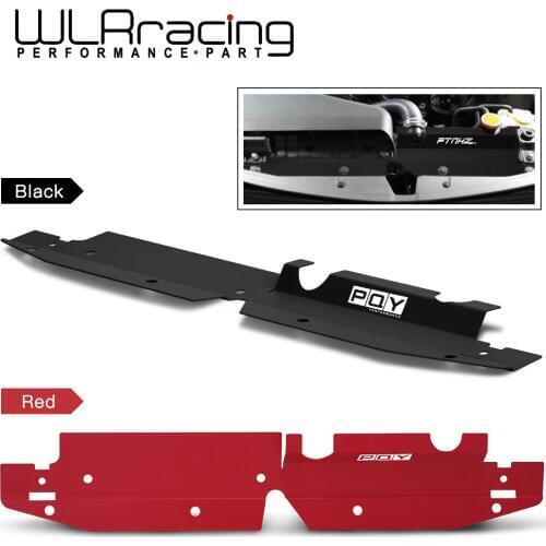 Aluminum Radiator Cooling Plate Panel Cover/ Shroud For 08-14 Subaru Impreza WRX & STI Increase Cooling Effciency with Hardware