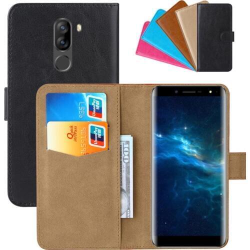 Luxury Wallet Case For Doopro P5 Pro PU Leather Retro Flip Cover Magnetic Fashion Cases Strap