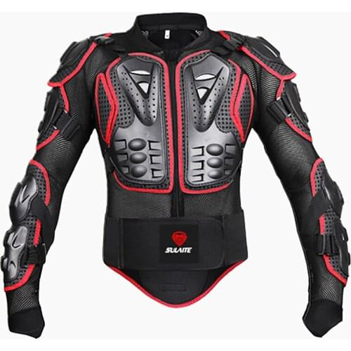 S-4XL plus size Motorcycles Armor Protective gear jackets Motocross full body Protector Jacket Moto Cross Back Armor protection