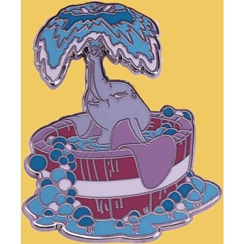 SP1786 Cute Animal Enamel Pin Cartoon Creative Brooches Backpack Bag Badge Lapel Pins Gifts for Friends