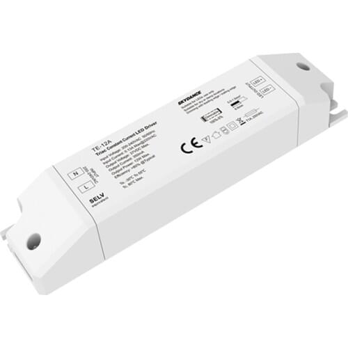Led CC Triac Dimming Driver 200-240V Input,12W 150mA 500mA Output Constant Current ELV PWM DIP Push Switch Dimmable Power Driver
