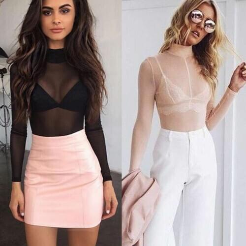 Thefound Transparent Blouses China