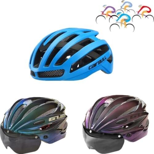Cairbull 220g Ultra-light Road Bicycle Helmet Racing Cycling Sports Safety In-mold Helmet MTB Moutain Riding Bicycle Helmets M/L