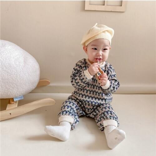 Knitted Baby Romper Spring Winter Baby Clothes Newborn Infant Boys Girls Romper Clothes Cotton Baby Sweater Jumpsuits Overalls