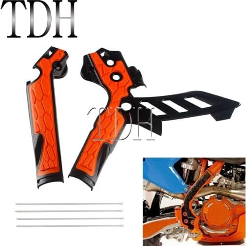 Motorcycle X-Grip Frame Guard Motocross Enduro Frameguards Protection For EXC XC XCW XC-F SX-F 125-500 XCW450 EXC500 Dirt Bike