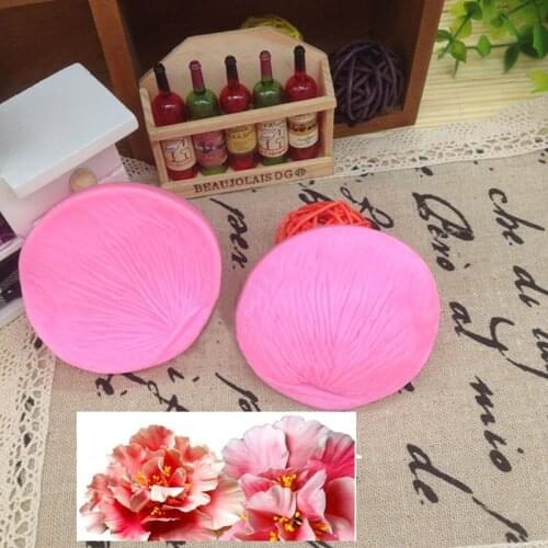 1 Set Peony Rose Petal Leaf Shaped Silicone Cake Mold Sugarcraft Cupcake Decoration Fondant Chocolate Cake Mould Gumpaste Tools
